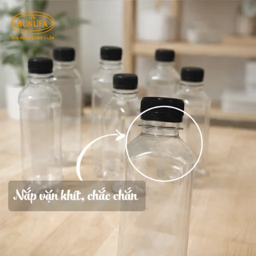 Các mẫu chai nhựa trà sữa đẹp phổ biến được ưa chuộng hiện nay