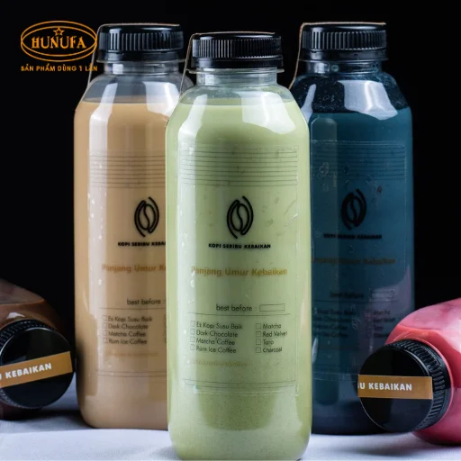 Các mẫu chai nhựa trà sữa đẹp phổ biến được ưa chuộng hiện nay